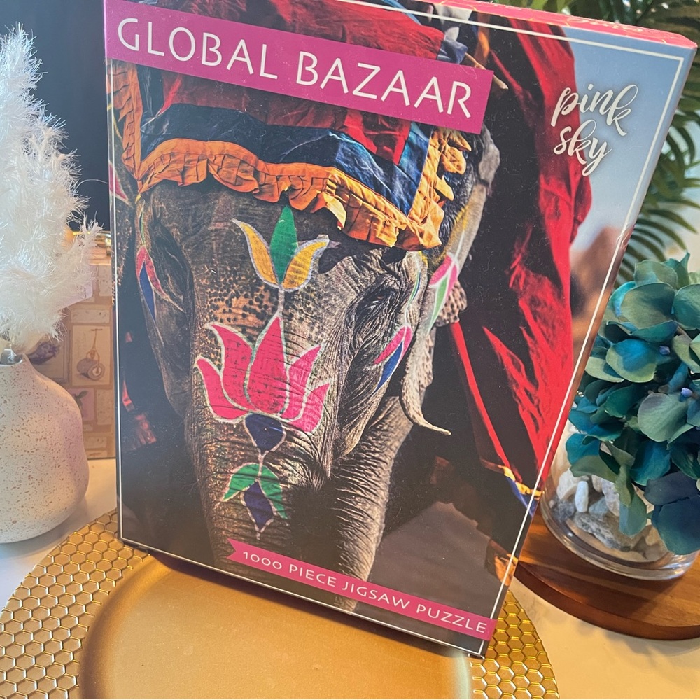 Global Bazaar 1000 Piece Jigsaw Puzzle - Multicolor - Picture 5 of 14
